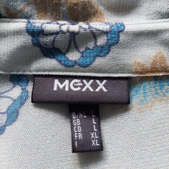 MEXX See Through Y2K Semi Mesh Women Button Up Shirt , US 8/FR L - Picture 7 of 8